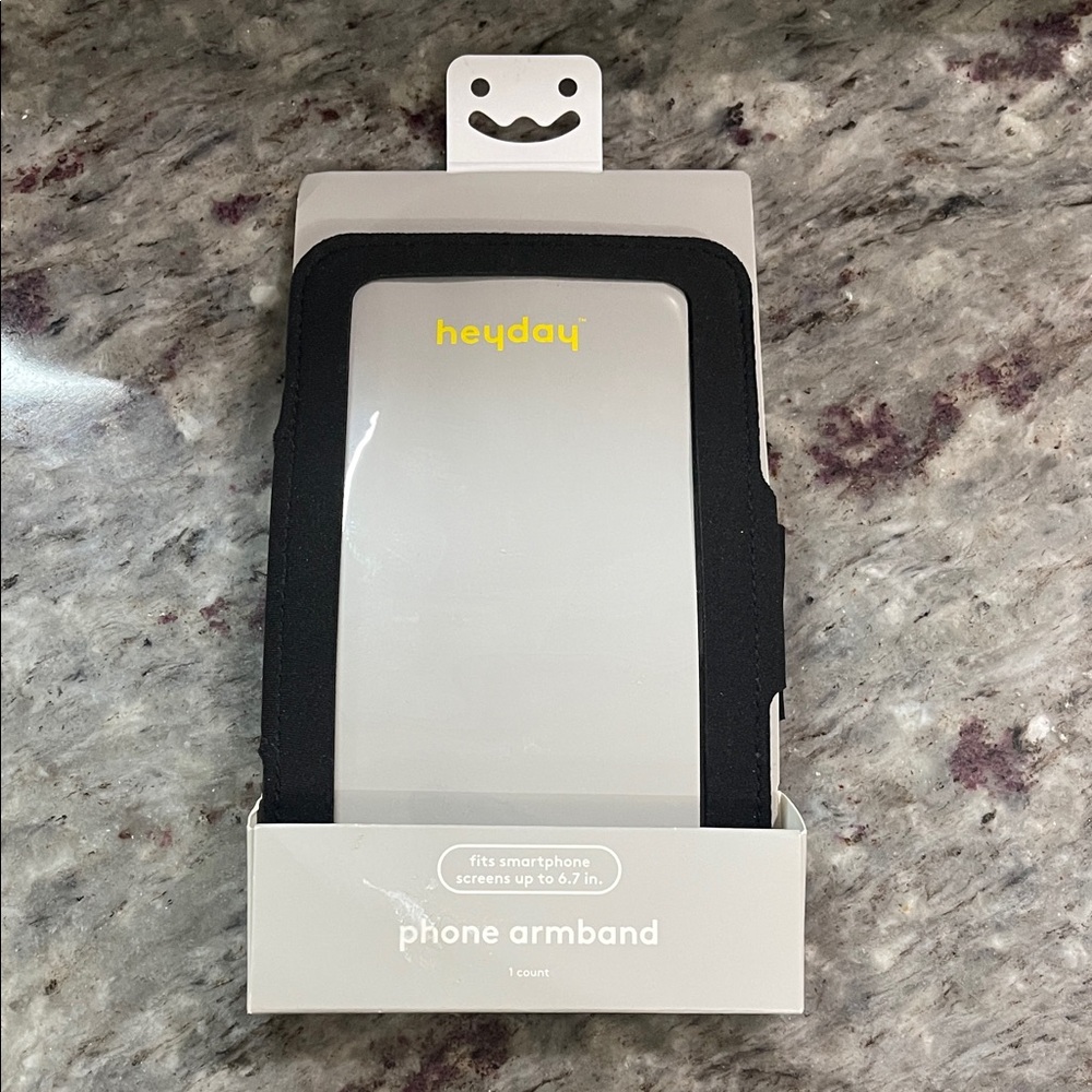 NEW heyday Black Phone Armband